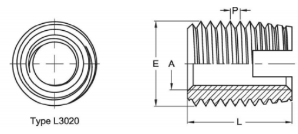 UNC/UNF Cutting Slot Self-tapping Insert - Self-tapping Insert - 1